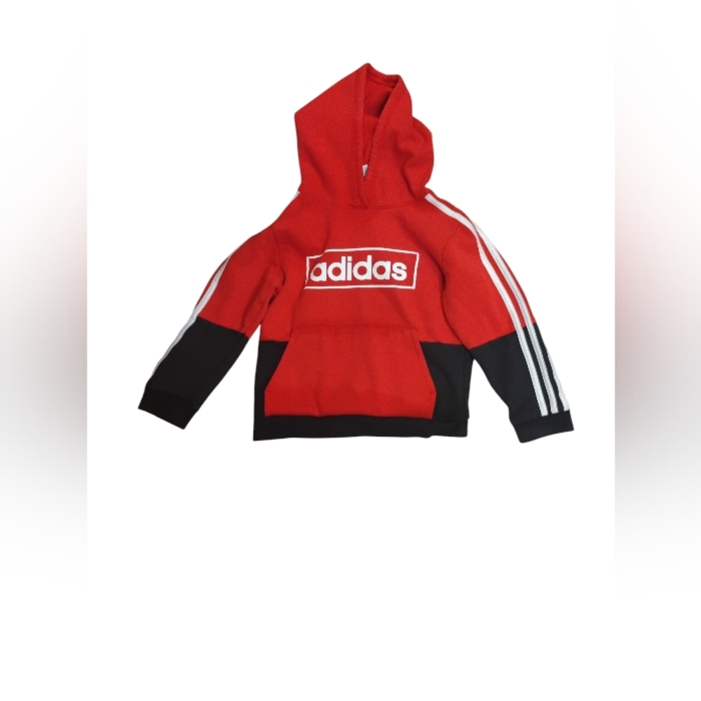 Adidas Kids Hoodie in Red and Black
